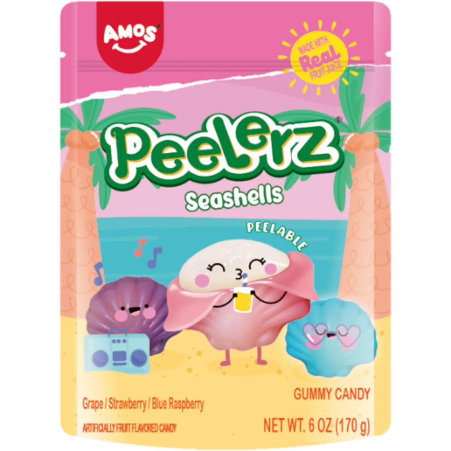 28edb5e9fd63b2fcf80a0392b2f3c698c9ee2a110b3772798b3bd4e677b48457_1728x Amos Peelerz Seashells - Grape/Strawberry/Blueberry - Image 1