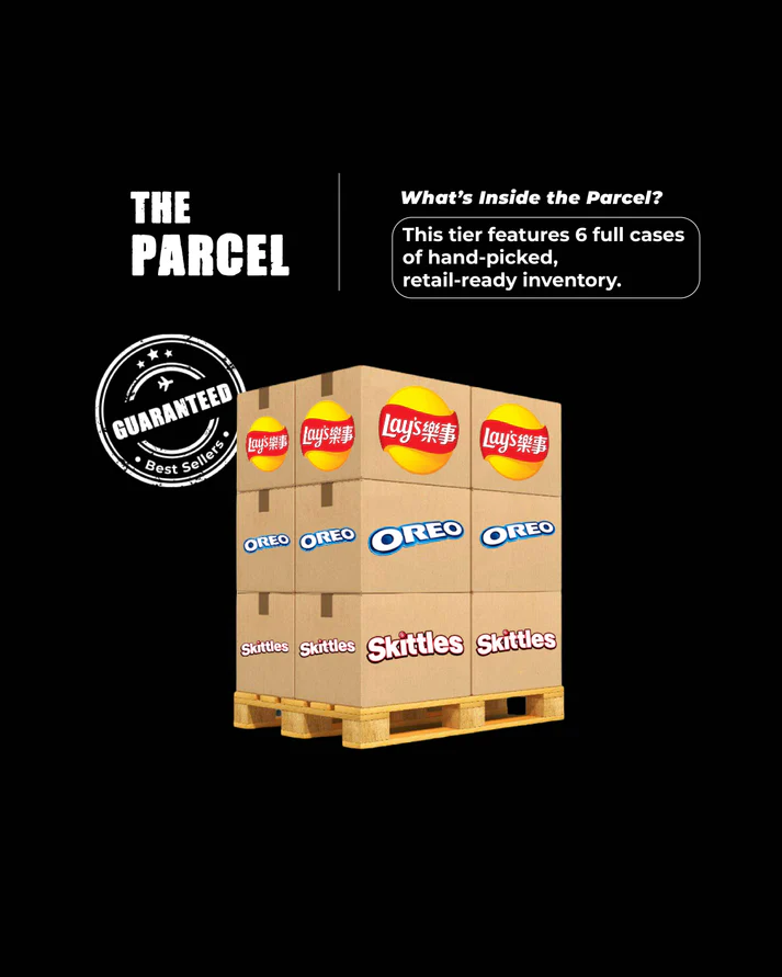 Pallet The Parcel (Exotic Snack Wholesale Pack) - Image 1